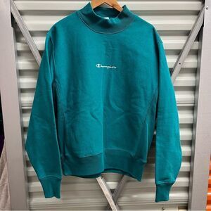 Rare Champion Reverse Weave Heavyweight Moc Neck Sweatshirt (M)